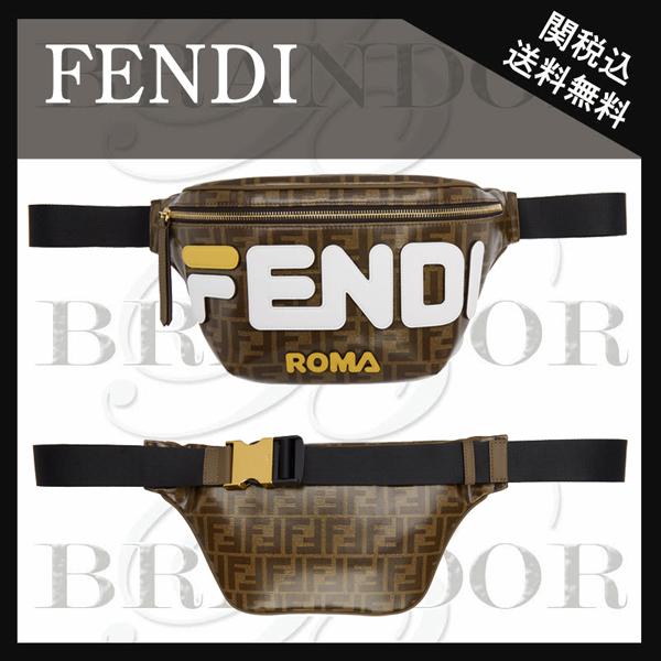 2024新作 フェンディスーパーコピー【FENDI×FILAコラボ】Mania 18-19新作 ベルトバッグ 7VA434A5N7